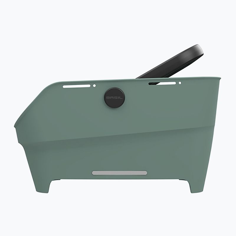 Zadanie: přídavný zadní košík na kolo Basil Cento Neo MIK silvergreen 3