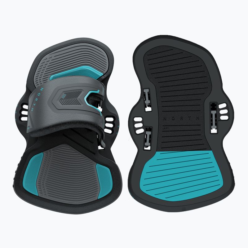 North Kiteboarding Footstraps Flex Vázání černá NK41119 3