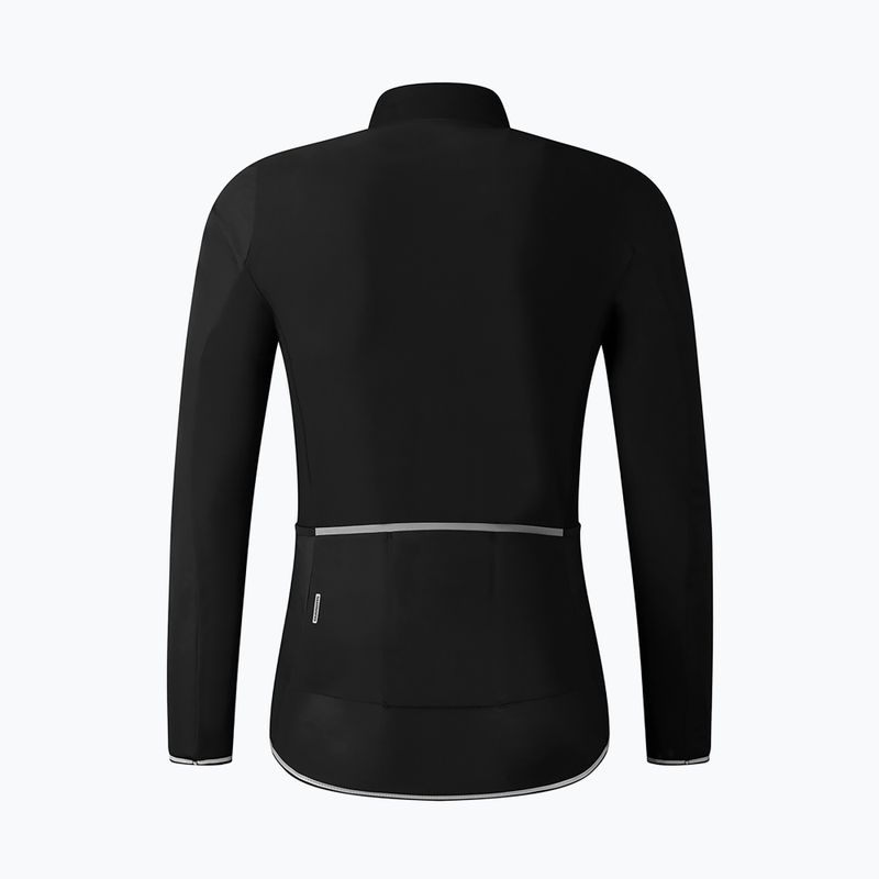 Pánská cyklistická bunda Shimano Evolve Wind Jersey Zateplená cyklistická bunda černá PCWJAPWUE11ML0104 2