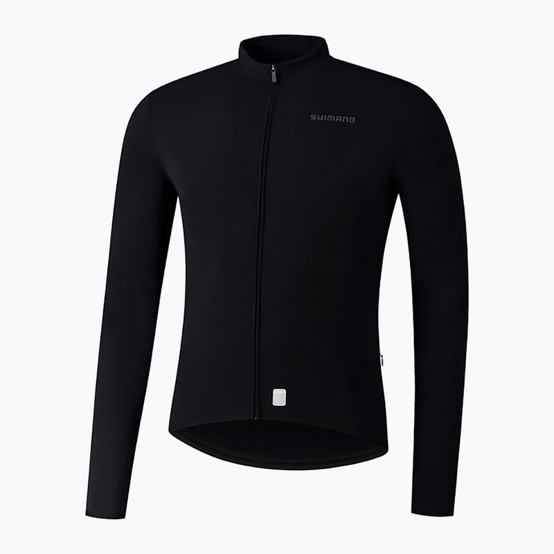 Pánská mikina na kolo Shimano Vertex Thermal LS Jersey černá PCWJSPWUE13ML0108 5