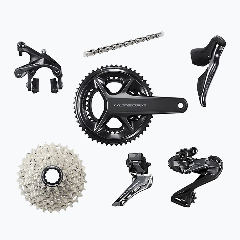 Skupina příslušenství Shimano R8100 Ultegra Di2 ráfkové brzdy 172,5 mm/52x36T/11-30