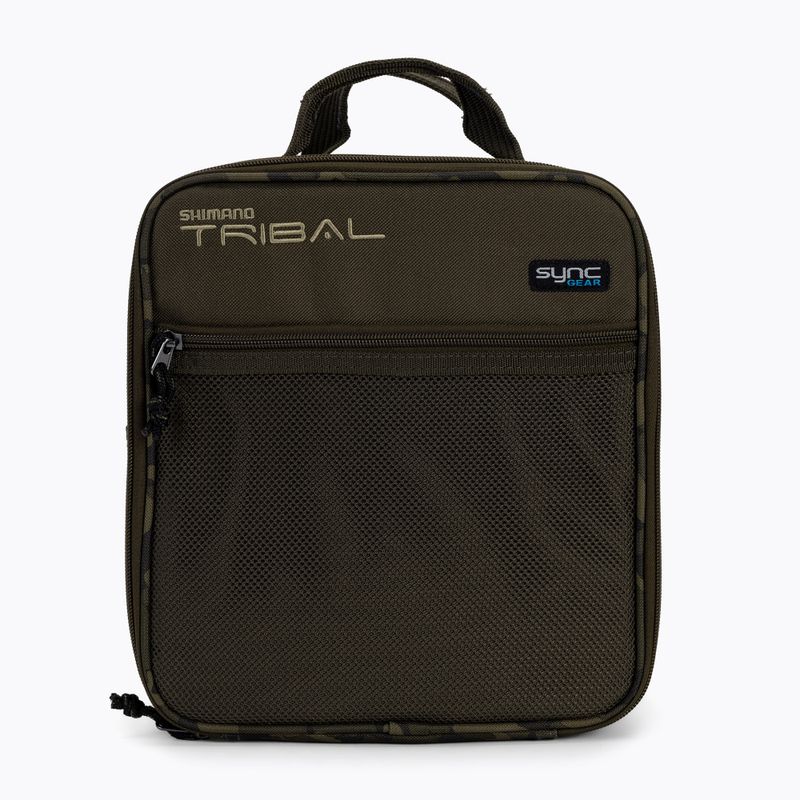 Hnědá rybářská taška Shimano Tribal Sync Gear SHTSC03