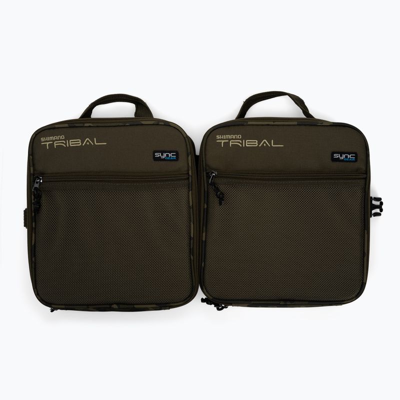 Hnědá rybářská taška Shimano Tribal Sync Gear SHTSC03 2