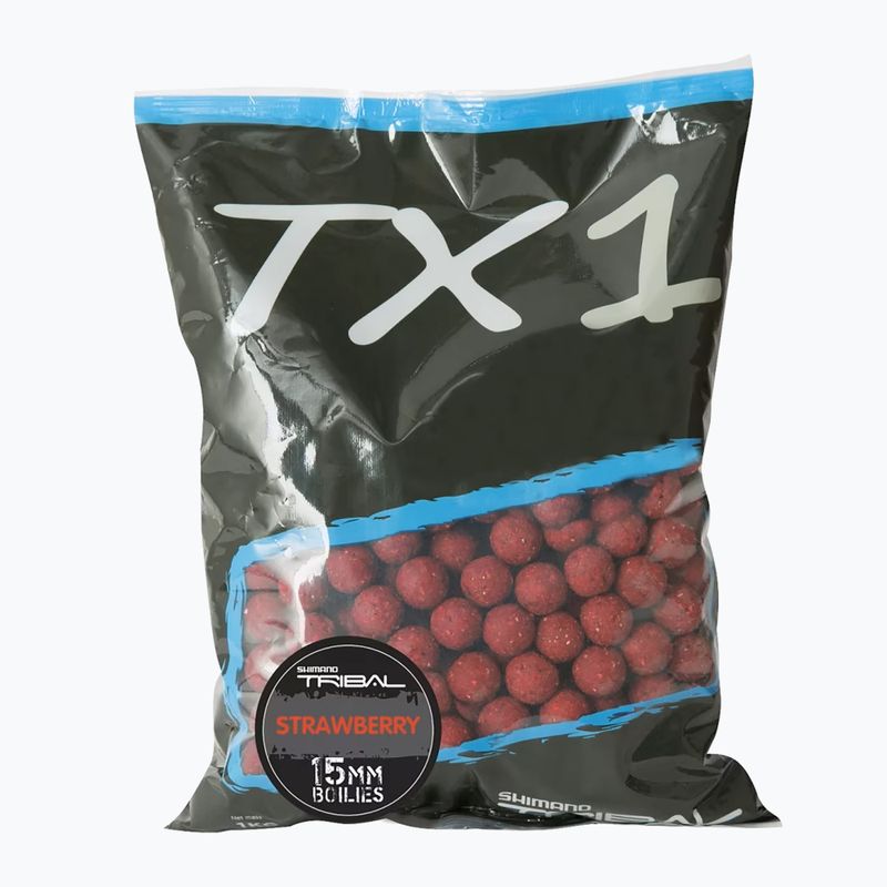 Kaprové kuličky  Shimano Tribal TX1 Strawberry 5 kg
