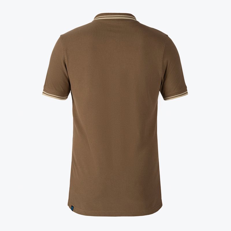 Shimano Tribal Tacnical hnědé polo tričko SHTTW17M 2