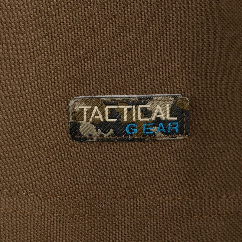 Shimano Tribal Tacnical hnědé polo tričko SHTTW17M 4