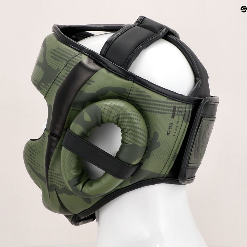 Boxerská helma Venum Elite khaki camo 7