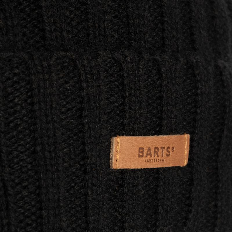 Zimní čepice BARTS Haakon Turnup black 3