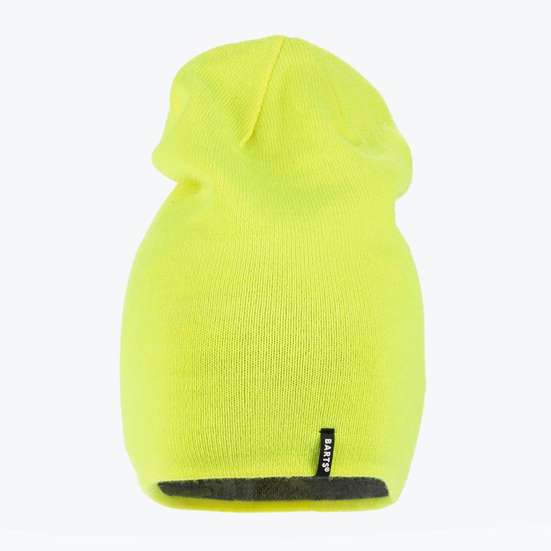 Dětská zimní čepice BARTS Eclipse fluorescent yellow 2