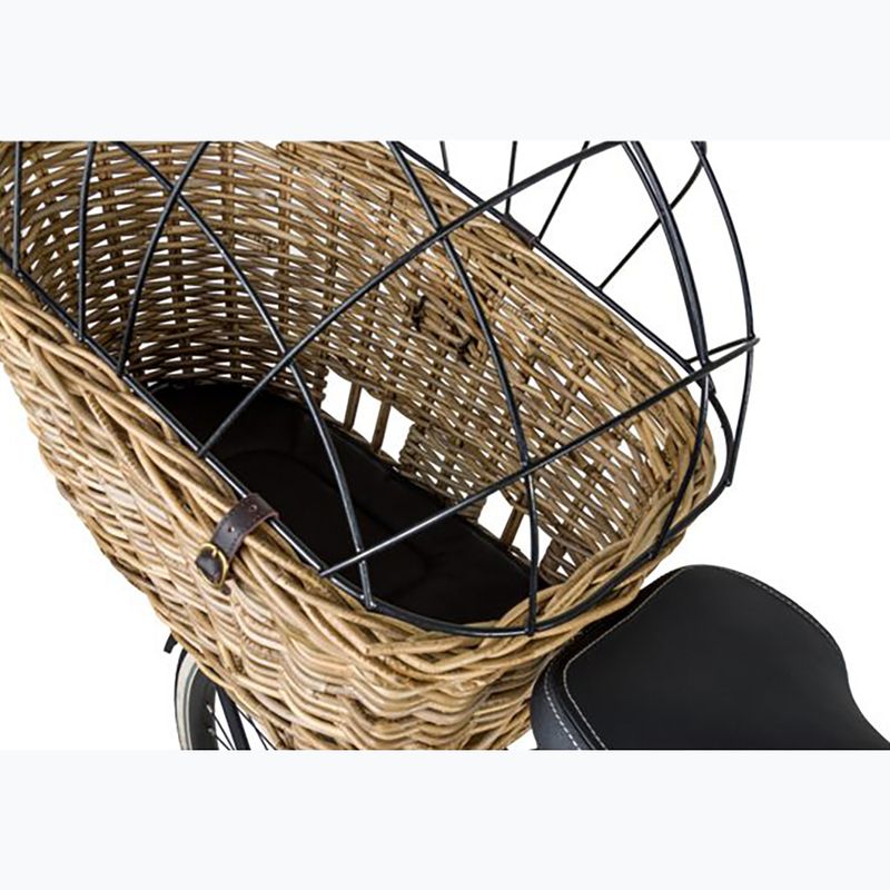 Košík na zadní kolo FastRider Jale Rattan Dog Bike Basket  Klickfix 57 l naturel 9