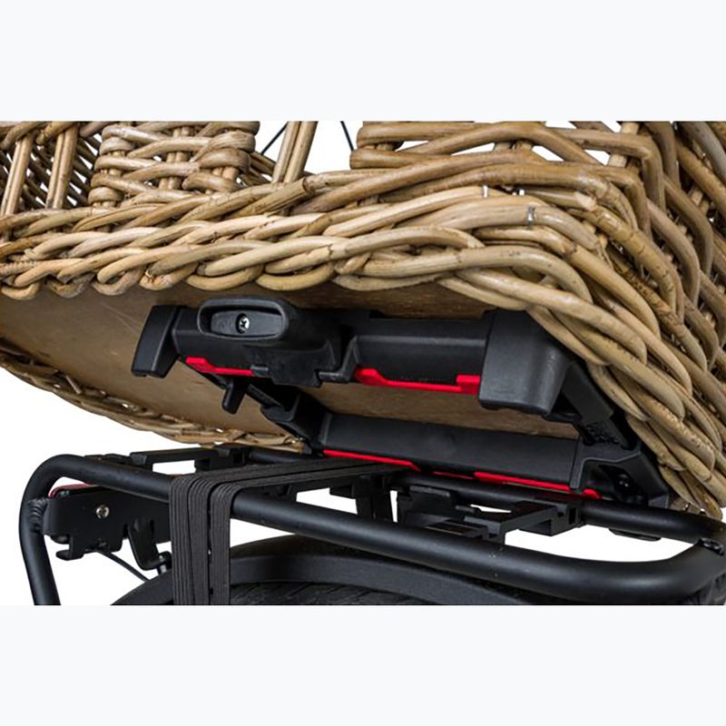 Košík na zadní kolo FastRider Jale Rattan Dog Bike Basket  Klickfix 57 l naturel 11