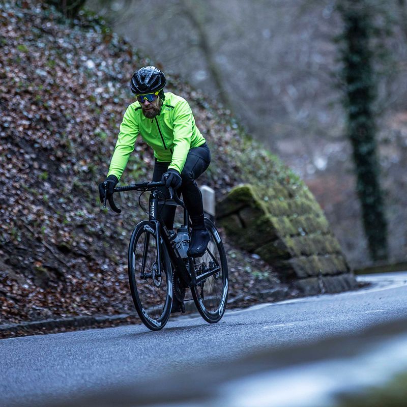 Pánská cyklistická bunda Rogelli Pesaro 2.0 fluorescent yellow/black 8