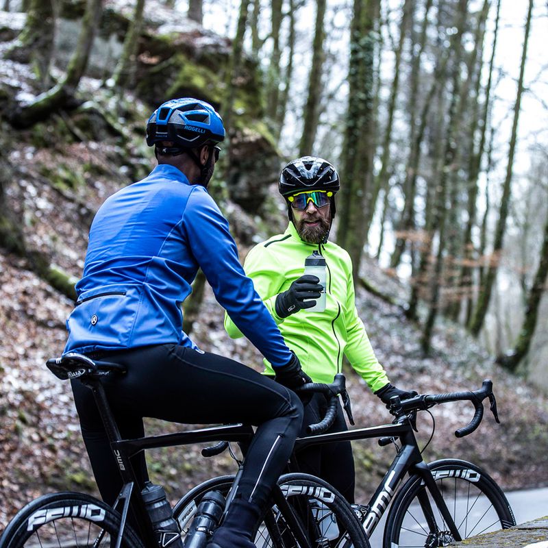 Pánská cyklistická bunda Rogelli Pesaro 2.0 fluorescent yellow/black 9