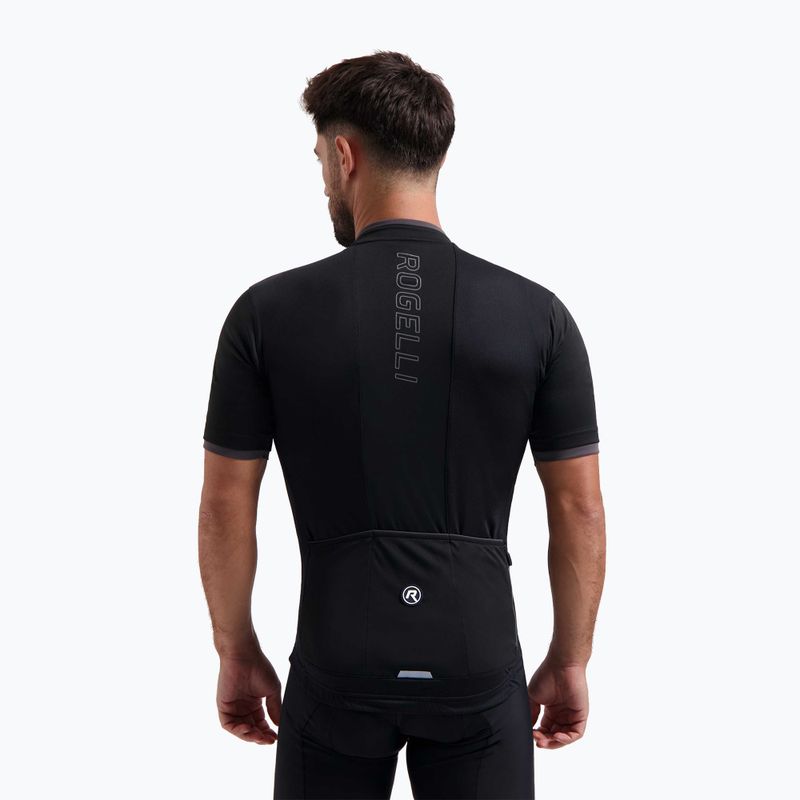 Pánský cyklistický dres    Rogelli Essential black 2