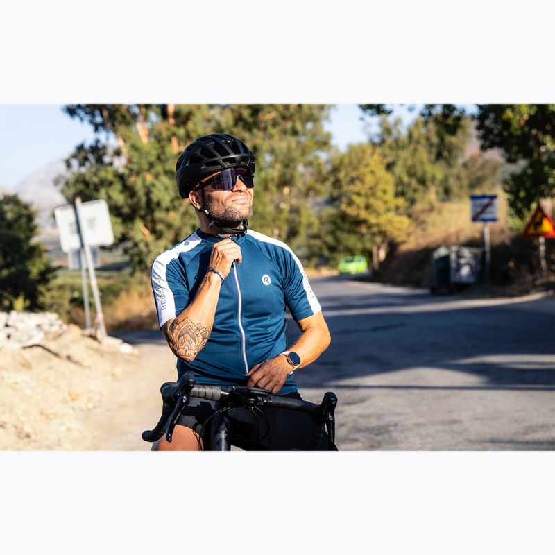 Pánský cyklistický dres    Rogelli Explore blue/white 6