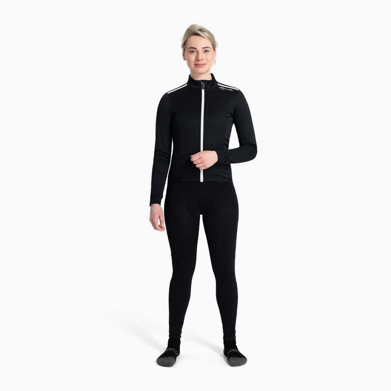 Dámská cyklistická bunda Rogelli Pesara Winter W black/white 2