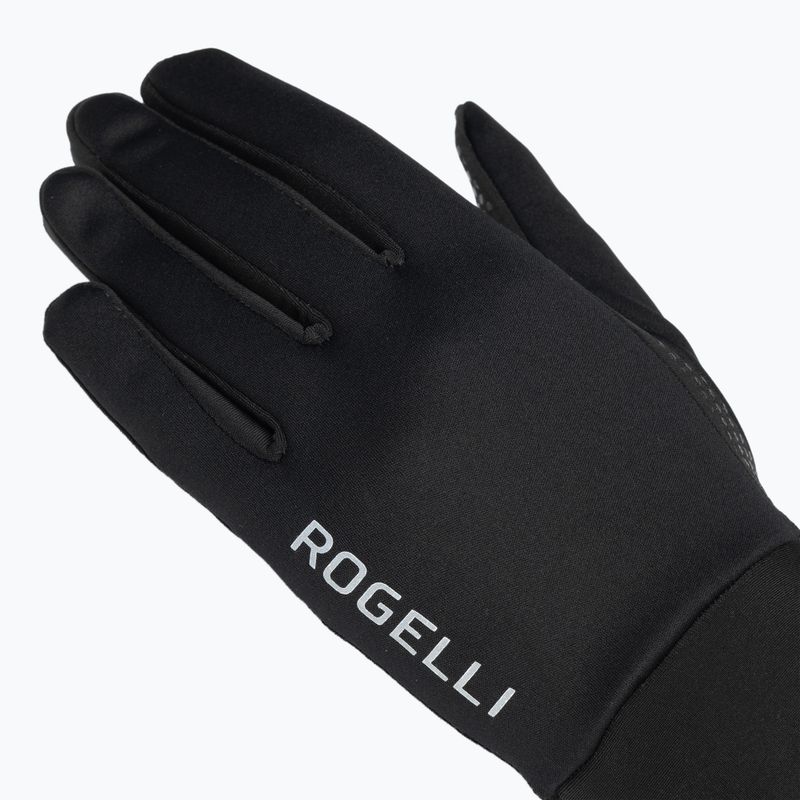 Dámské cyklistické rukavice Rogelli Laval Mid Season LW Windproof black 4