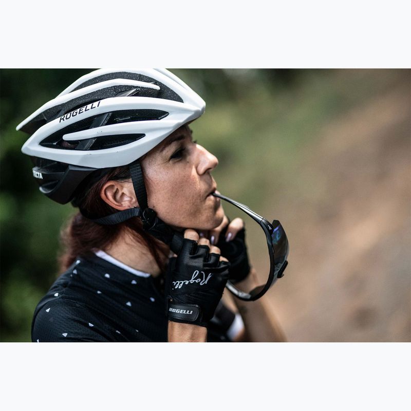 Cyklistická přilba  Rogelli Tecta white/black 9
