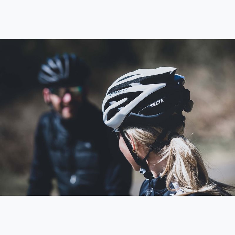 Cyklistická přilba  Rogelli Tecta white/black 10