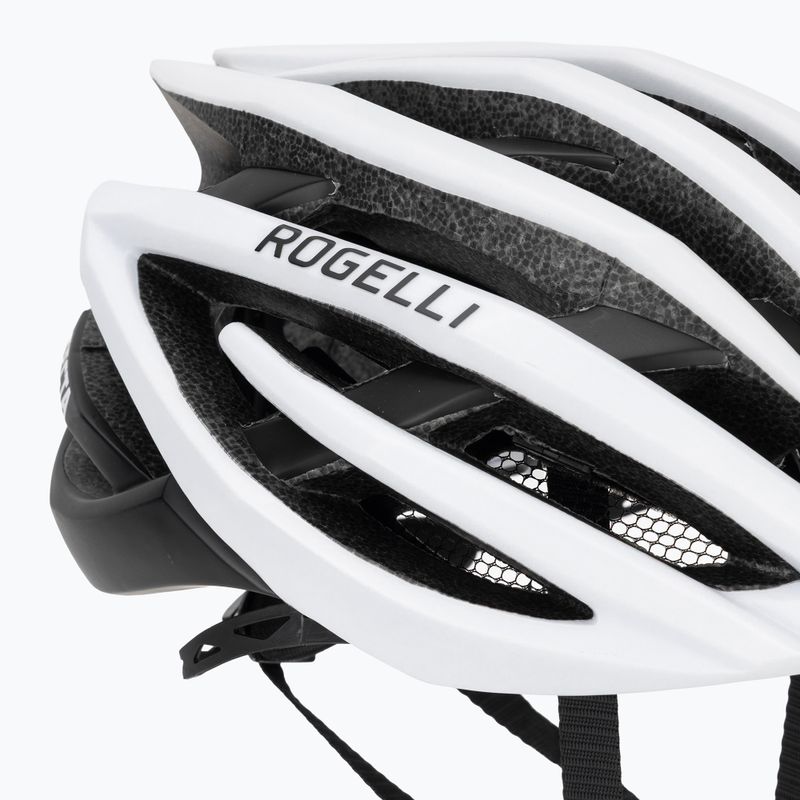 Cyklistická přilba Rogelli Tecta white/black 8
