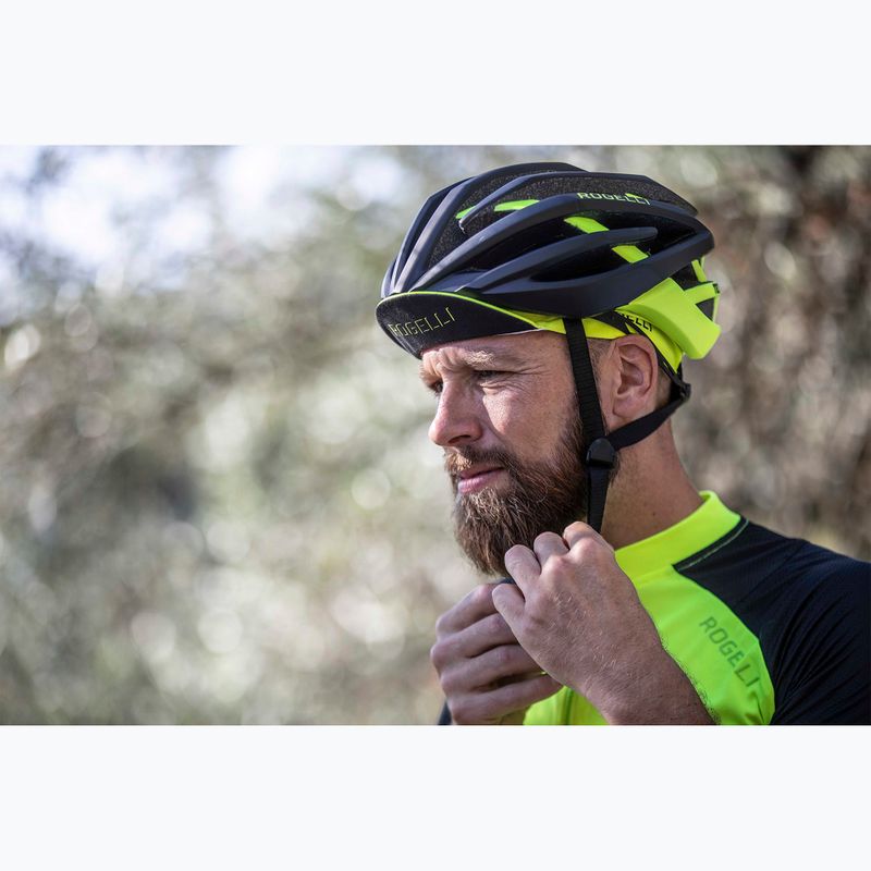 Cyklistická helma Rogelli Tecta black/fluor 11