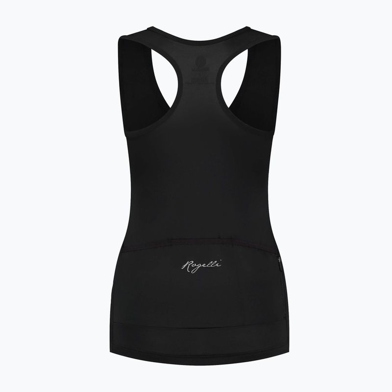 Dámské  cyklistické tílko tank top  Rogelli Abbey Tank Top black 4