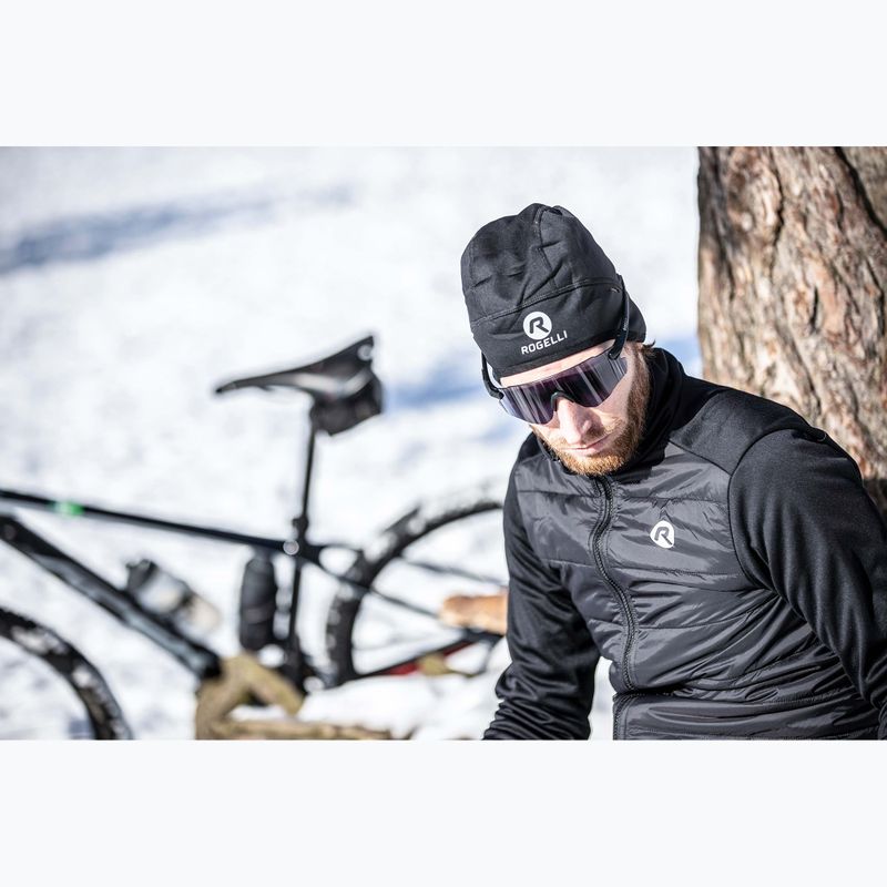 Cyklistická čepice  Rogelli Lazio Winter Underhelmet black 7