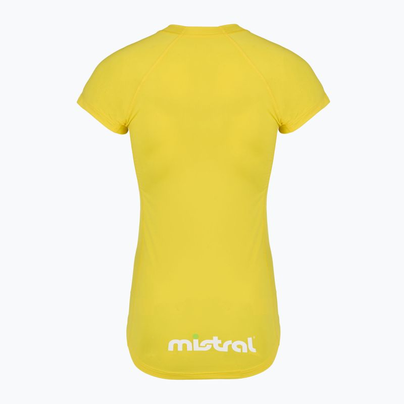 Dámské plavecké tričko Mistral Miami Lycra yellow 5