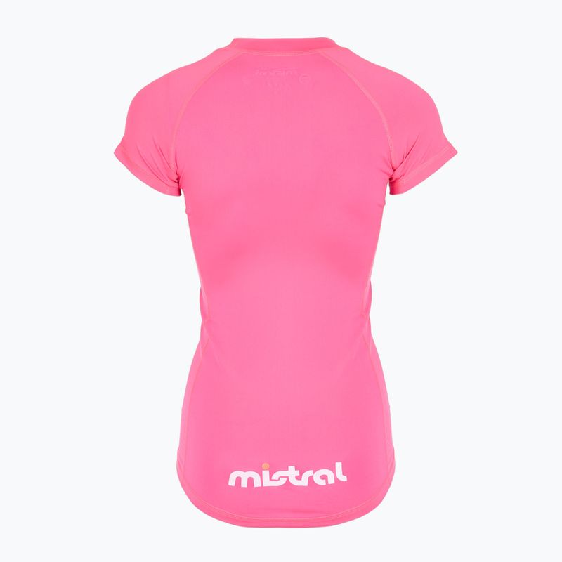 Dámské plavecké   tričko Mistral Miami Lycra pinnk flour 5