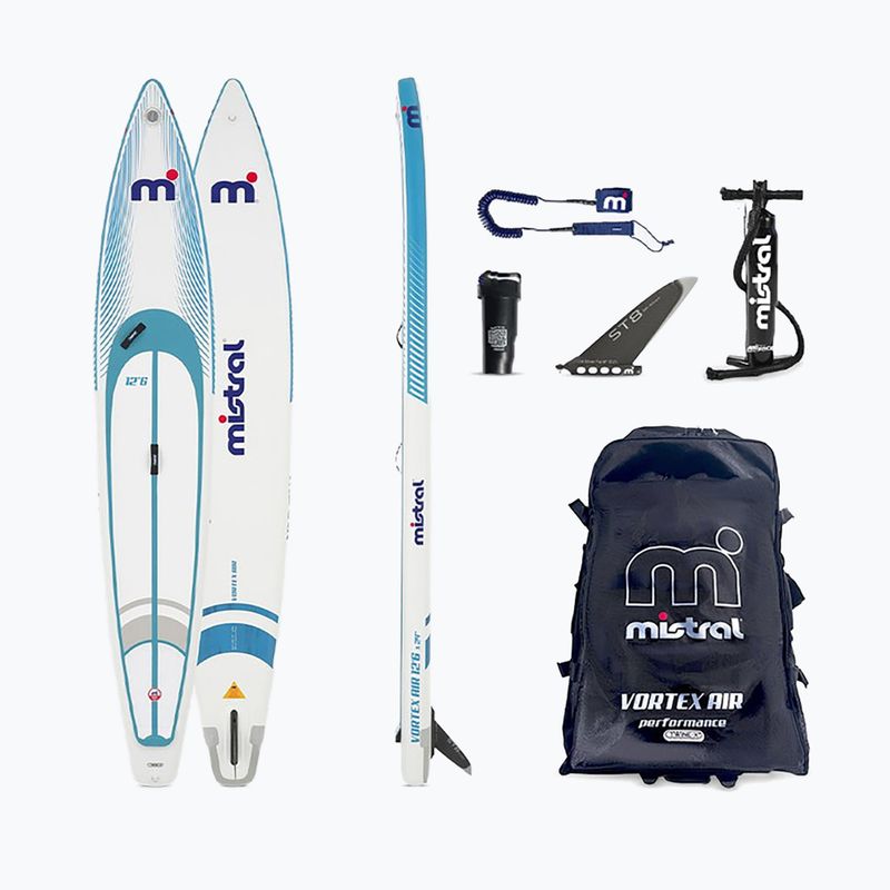 SUP prkno Mistral Vortex Air 12'6" x 24" blue/white