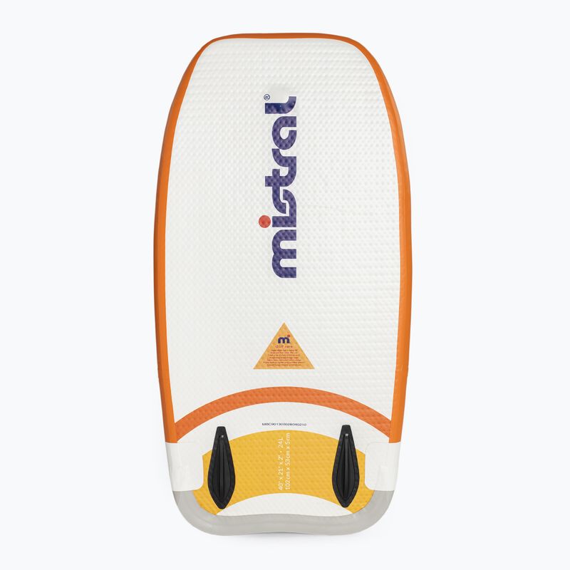 SUP prkno Mistral Sunburst Air orange/white bodyboard 3
