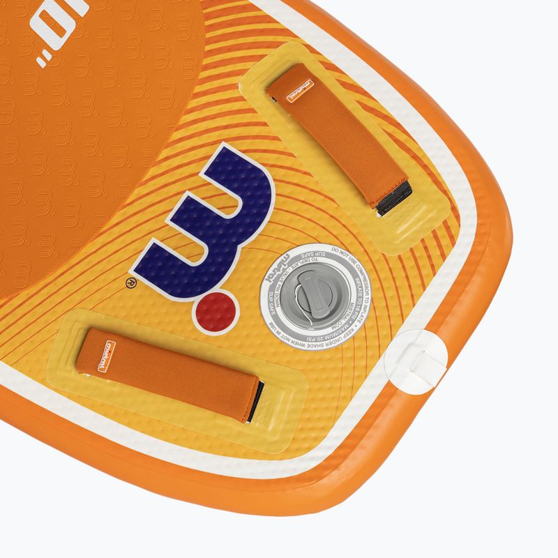 SUP prkno Mistral Sunburst Air orange/white bodyboard 6