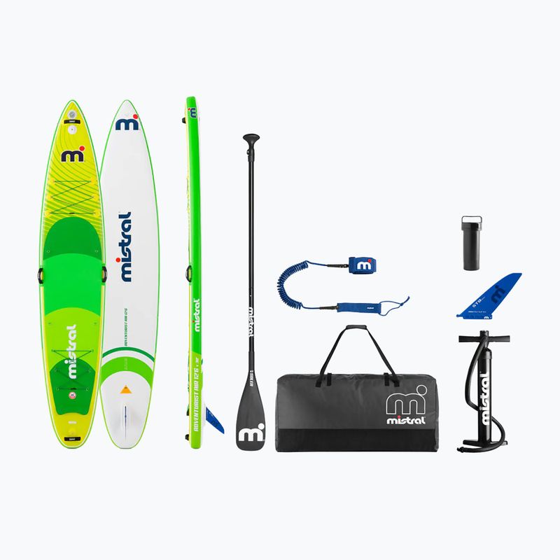 Prkno SUP Mistral Adventurist Air 12ʼ6" x 30 (V2) green/yellow