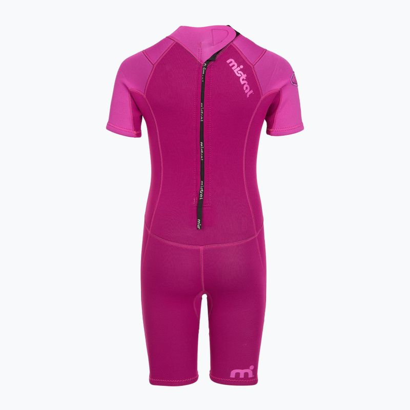 Dětský plavecký neopren Mistral Breeze 76 2,5/2mm Kids Shorty pink 3