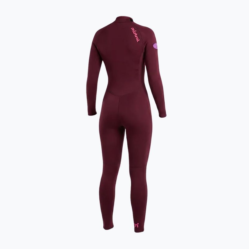 Dámský plavecký neopren Mistral Sirocco 2,5/2mm Ladies Front Zip burgundy 2
