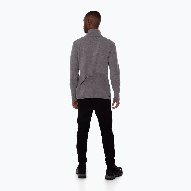 Pánská fleecová mikina Protest Perfectym 1/4 Zip Active dark grey melee 3