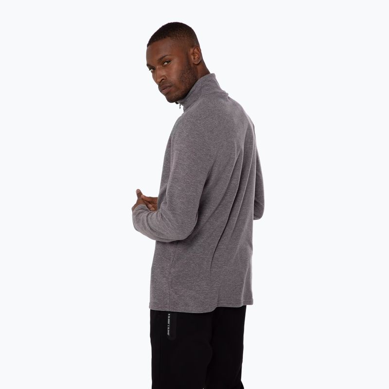 Pánská fleecová mikina Protest Perfectym 1/4 Zip Active dark grey melee 5