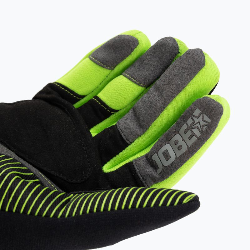 Pánské wakeboardové rukavice JOBE Suction černozelené 340021001 4