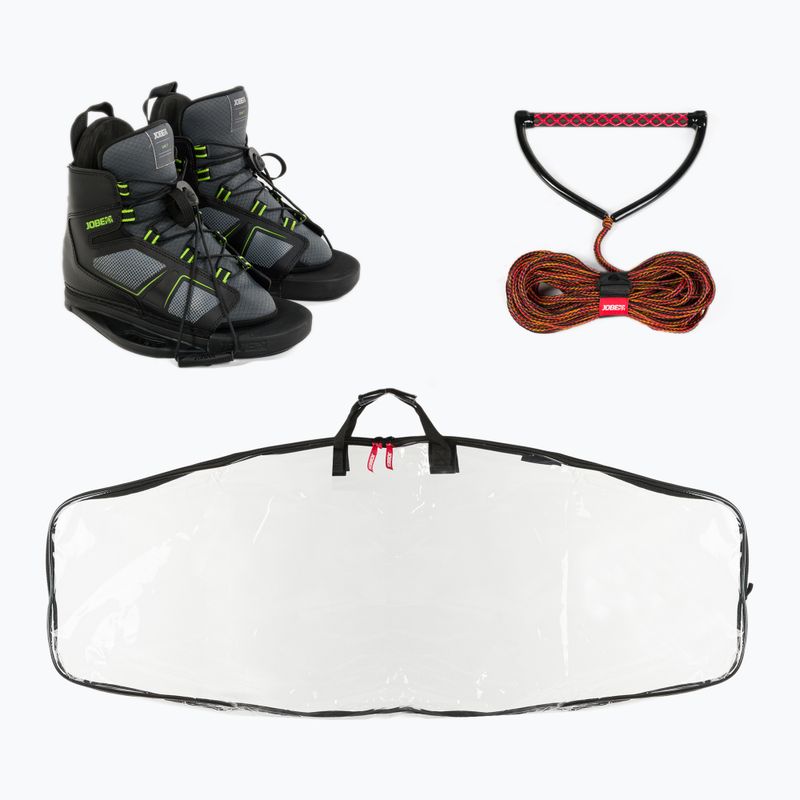 JOBE Wakeboard Logo Wakeboard 138 & Vázání Unit Set černá/červená 278822008 4