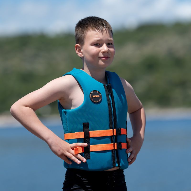Dětská bezpečnostní vesta JOBE Neoprene Vest Jr teal 9