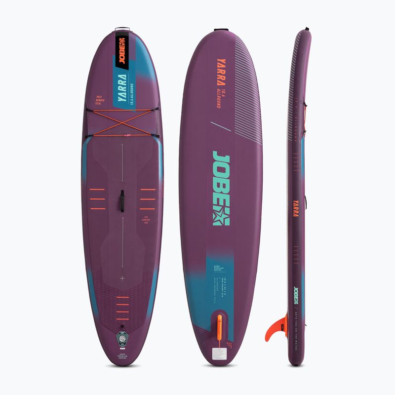 SUP prkno JOBE Aero Yarra SUP Board Package 10'6" sunset purple 2