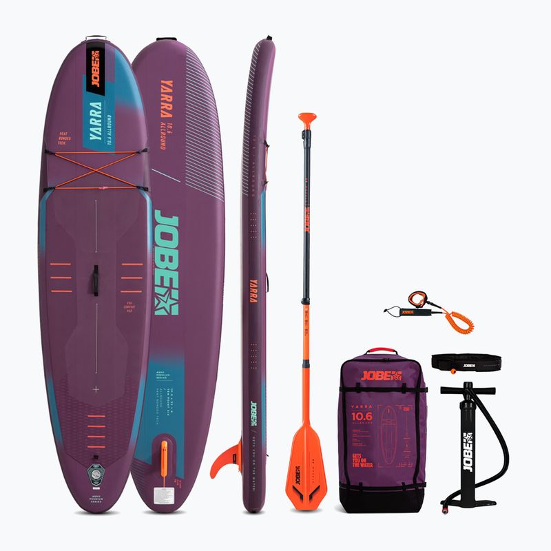 SUP prkno JOBE Aero Yarra SUP Board Package 10'6" sunset purple 3
