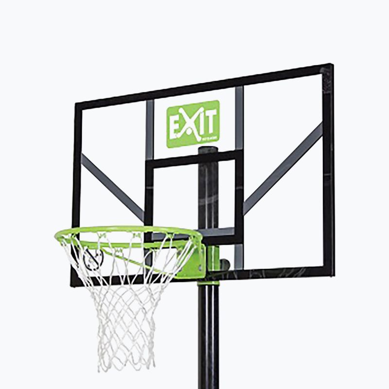 Přenosný basketbalový koš EXIT Comet černozelený 206 4