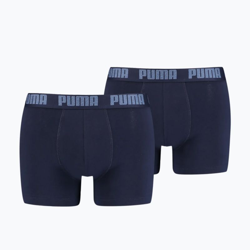 Pánské boxerky PUMA Basic 2 páry navy