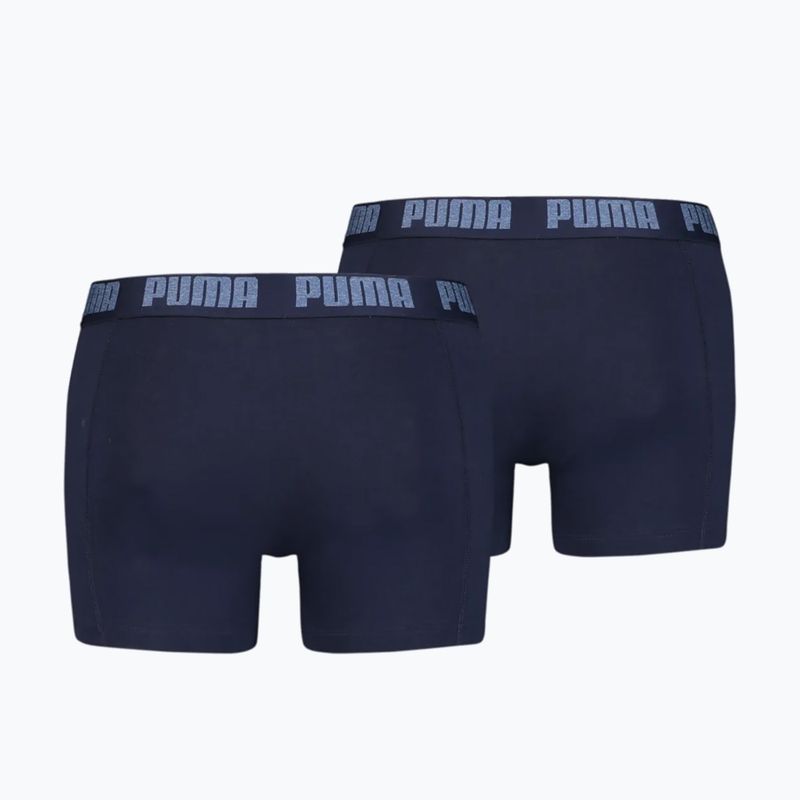 Pánské boxerky PUMA Basic 2 páry navy 2