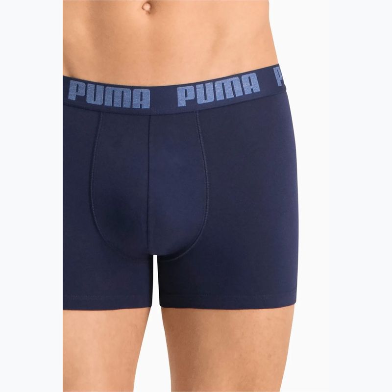 Pánské boxerky PUMA Basic 2 páry navy 8