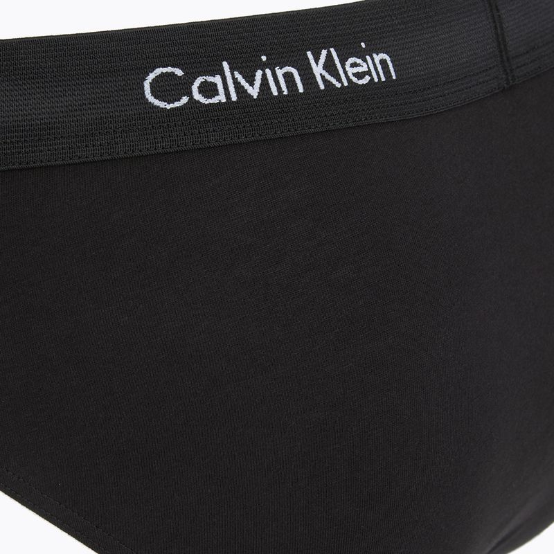 Pánské slipy Calvin Klein 0000U2661G Hip Brief 3 páry black body 4