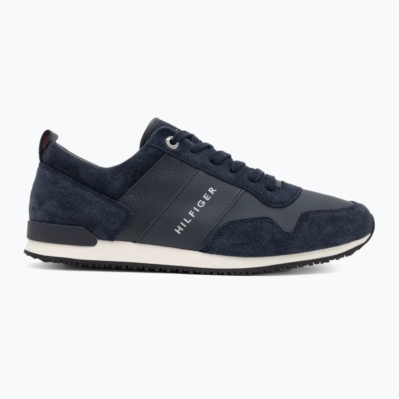 Pánské boty Tommy Hilfiger Iconic Leather Suede Mix Runner midnight 2