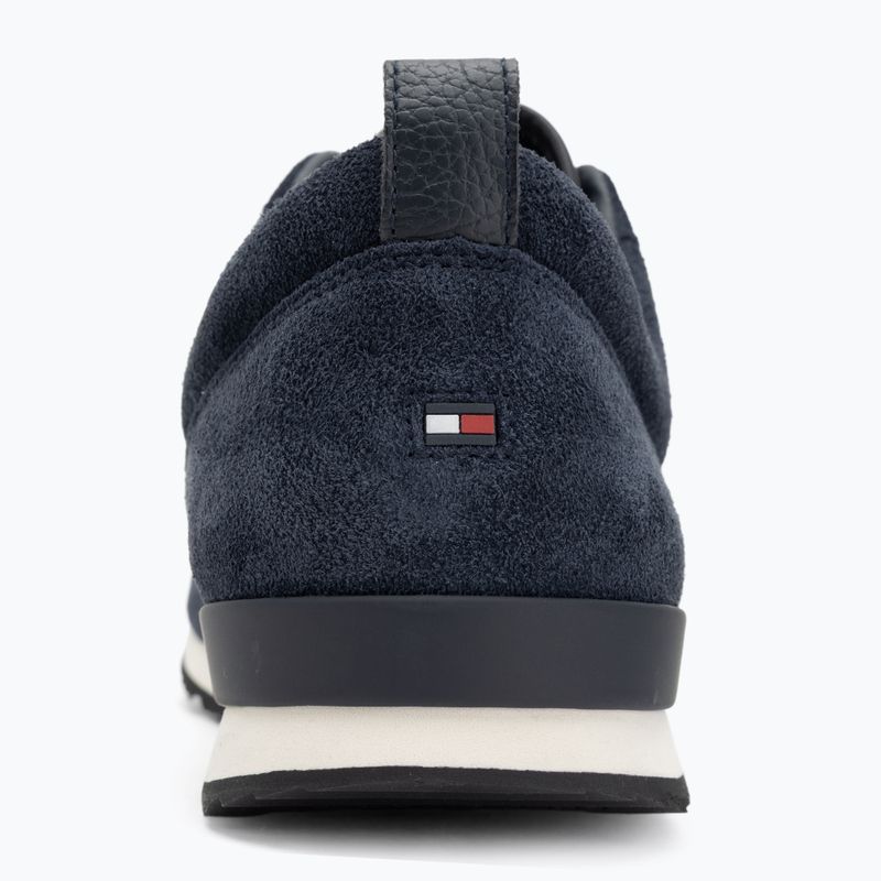 Pánské boty Tommy Hilfiger Iconic Leather Suede Mix Runner midnight 6