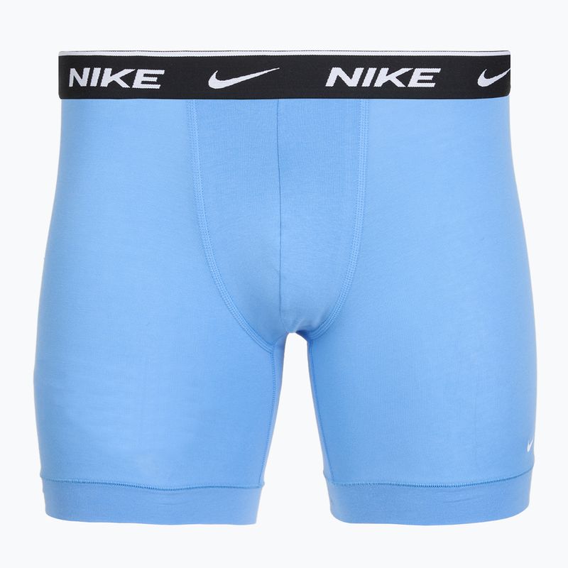 Pánské boxerky Nike Everyday Cotton Stretch 3 pairs swoosh print/grey/university blue 2
